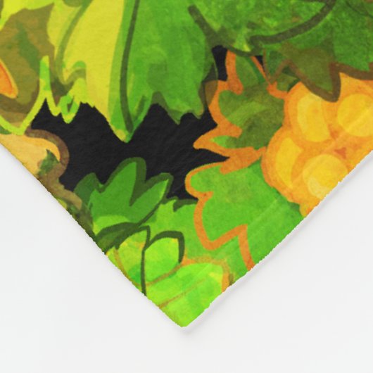 Beerenwolken Fleecedecke (Ecke)