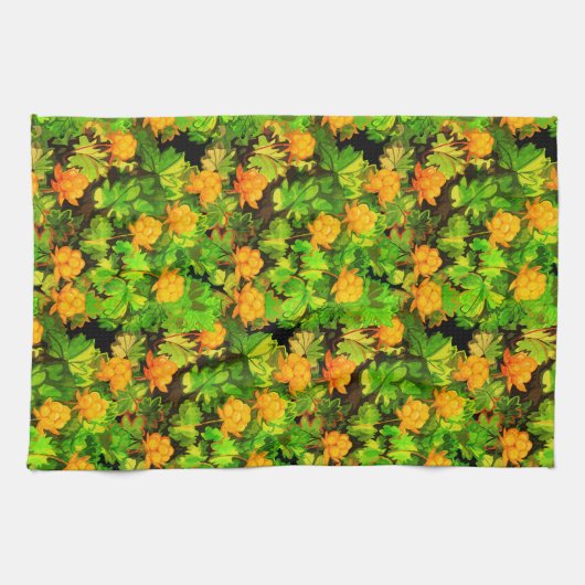 Beerenwolken Geschirrtuch (Horizontal)