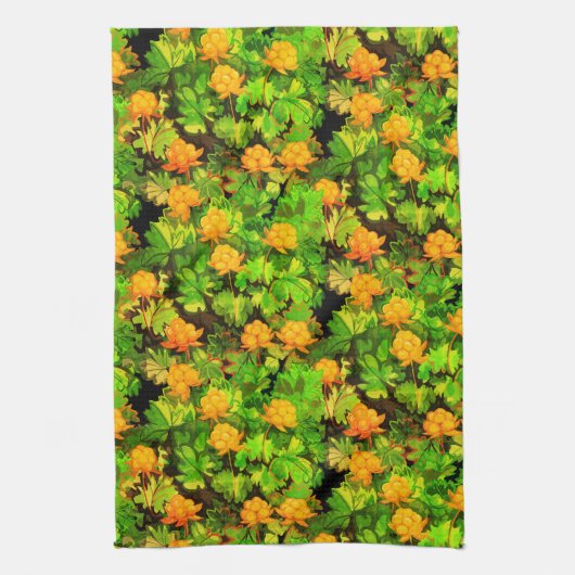 Beerenwolken Geschirrtuch (Vertikal)