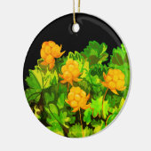 Beerenwolken Keramik Ornament (Links)