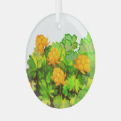 Beerenwolken Ornament Aus Glas (Vorderseite links)