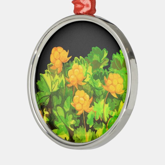 Beerenwolken Ornament Aus Metall (Links)