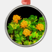 Beerenwolken Ornament Aus Metall (Vorne)