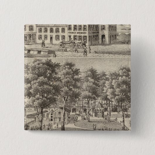 Beergarden und Brauerei CL Centlivre Button (Vorderseite)