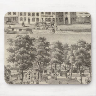 Beergarden und Brauerei CL Centlivre Mousepad