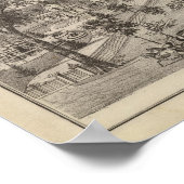 Beergarden und Brauerei CL Centlivre Poster (Ecke)