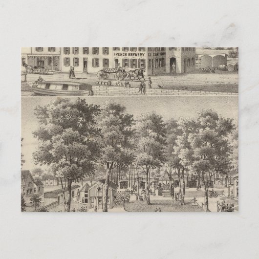 Beergarden und Brauerei CL Centlivre Postkarte (Vorderseite)