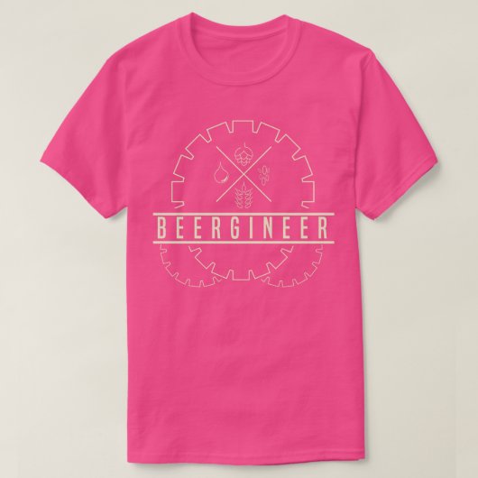 Beergineer Beer T-Shirt (Design vorne)