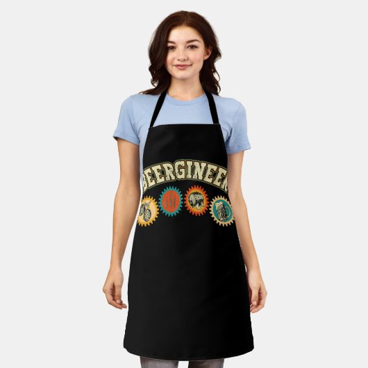 Beergineer Homebrew Zuhause Brewing Craft Bierbrau Schürze (Getragen)