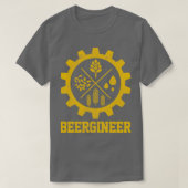 Beergineer Homebrew Zuhause Brewing Craft Bierbrau T-Shirt (Design vorne)