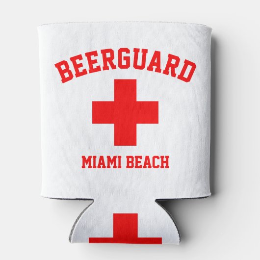 Beerguard Lifeguard personalize Dosenkühler (Rückseite)