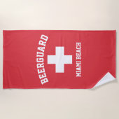 Beerguard Lifeguard personalize Strandtuch (Vorderseite)