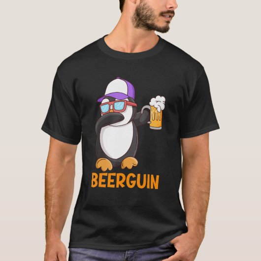 Beerguin Beer Pinguin Party Festival Beer T-Shirt (Vorderseite)