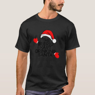 Beerio Kart trinken Weihnachtsbäume T-Shirt