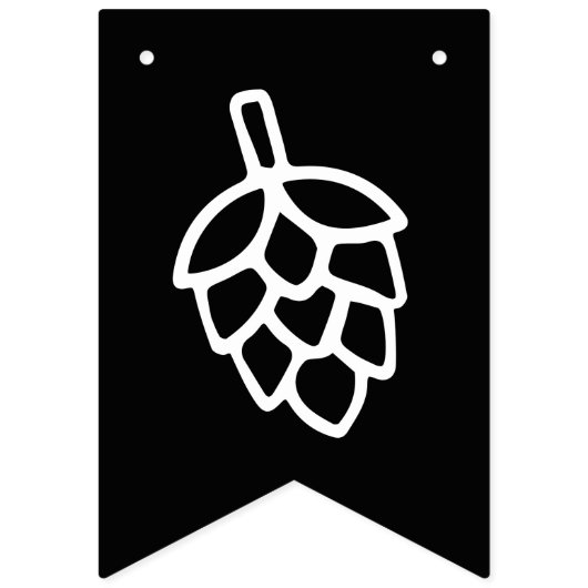 Beerly geliebtes Co-Ed Wedding Brautparty Wimpelkette (Erste Fahne)