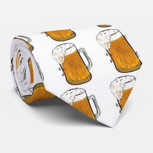 Beermug1-Tie Krawatte (Gerollt)