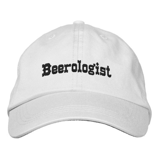 Beerologin Men-Baseball-Cap Bestickte Baseballkappe (Vorderseite)