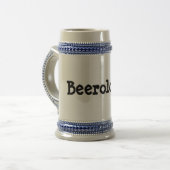 Beerologist Zitat Stein Bierglas (Vorderseite Links)
