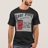 beerpong T-Shirt (Vorderseite)