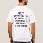 BeerPongKing T-Shirt (Rückseite)