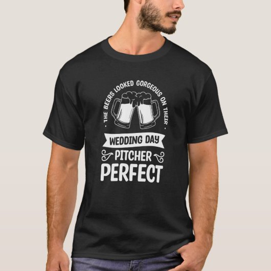 Beers Looked Gorgeous On Their Wedding Day Pitcher T-Shirt (Vorderseite)