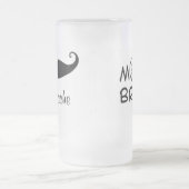 Beerstache Bier-Tasse Mattglas Bierglas (Mittel)