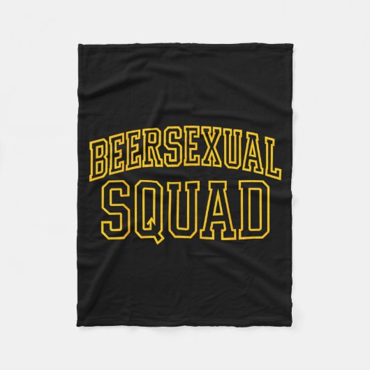 Beerual Squad Matching Group Bachelor Party Design Fleecedecke (Vorderseite)