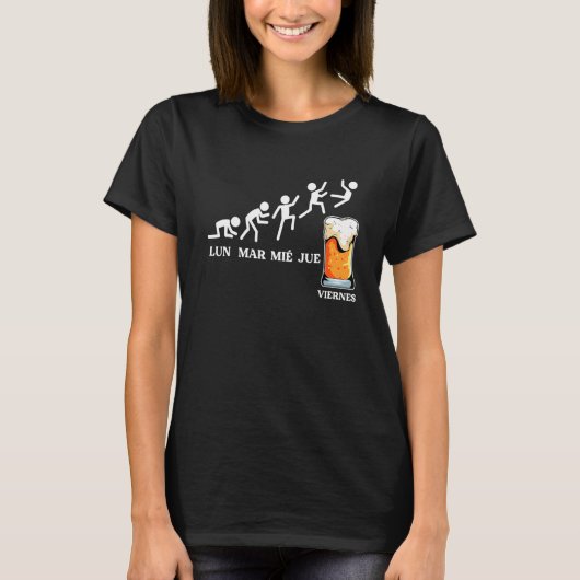 Beervolution Beer Evolution Freitag T-Shirt (Vorderseite)