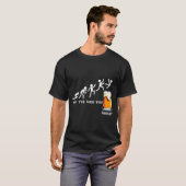 Beervolution Bier-Evolutionswoche Freitag Lustig T-Shirt (Vorne ganz)
