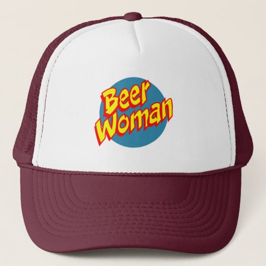 BeerWoman Truckerkappe (Vorderseite)