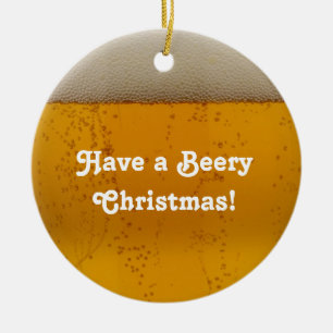 Beery Weihnachten - Alkohol/beery Verzierung Keramik Ornament