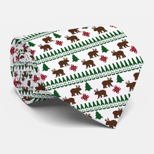 Beery Weihnachten für Bier-Liebhaber Krawatte (Gerollt)