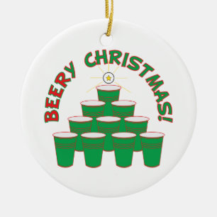 BEERy Weihnachten! Keramik Ornament