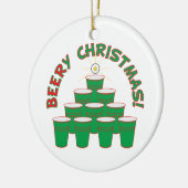 BEERy Weihnachten! Keramik Ornament (Links)
