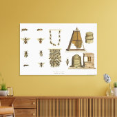 Bees and bee-keeping, from 'The Young Landsman', p Leinwanddruck (Insitu (Wohnzimmer))