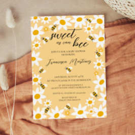 Bees and Daisies Baby Shower Invitation Einladung
