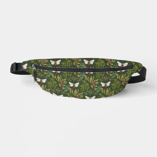 Bees and Foliage Fanny Pack Bauchtasche (Vorderseite)
