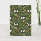 Bees and Foliage Greeting Card Karte (Vorderseite)