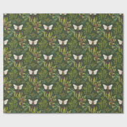 Bees and Foliage Wrapping Paper Geschenkpapier