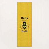 Bee's Butt Yoga Mat Yogamatte (Rückseite)