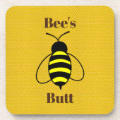 Bee's Hintern Beverage Coaster Getränkeuntersetzer (Vorderseite)