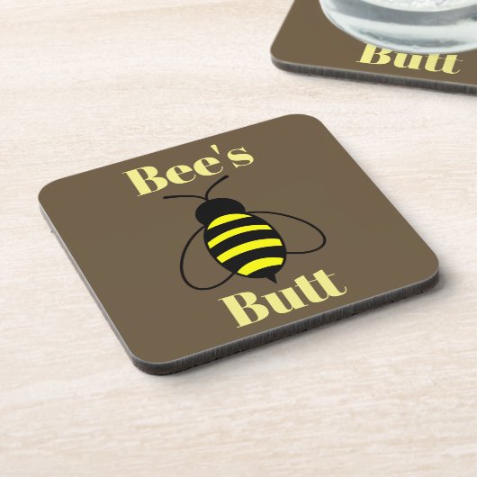 Bee's Hintern Beverage Coaster Getränkeuntersetzer (Linke Seite)