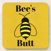 Bee's Hintern Beverage Coaster Getränkeuntersetzer (Vorderseite)