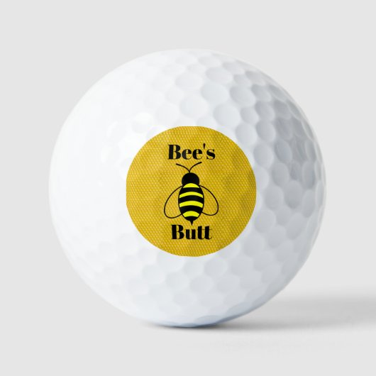 Bee's Hintern Golf Ball (Vorderseite)