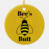 Bee's Hintern Keramik Ornament (Hinten)