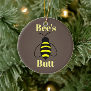 Bee's Hintern Keramik Ornament