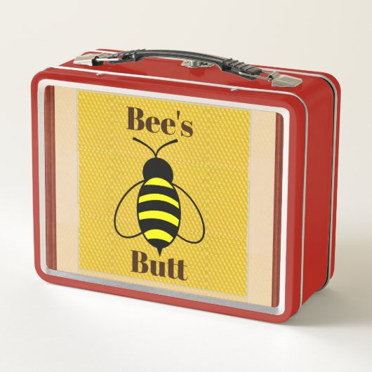 Bee's Hintern Lunch Box (Rückseite)