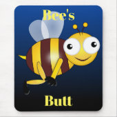 Bee's Hintern Mouse Pad Mousepad (Vorne)