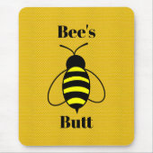 Bee's Hintern Mouse Pad Mousepad (Vorne)