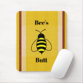 Bee's Hintern Mouse Pad Mousepad (Mit Mouse)
